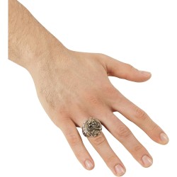 Widmann - Anello Teschio con Ossa Incrociate, Argento, 46738