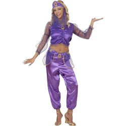 Widmann - Danzatrice del Ventre Costumi per Donne Lilla Violetto, Abito Odalisca, Taglia M, 58222