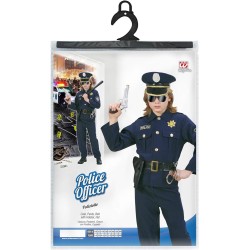 Widmann - Costume Bambino Poliziotto, Taglia 140 cm (8/10 anni), 73167