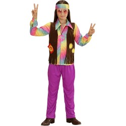 WIDMANN 1971 - Hippie, Colori Assortiti, 140 cm, 8-10 Anni