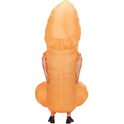 Widmann - Costume Gonfiabile da Pene Gigante - Travestimento Color Pelle, Accessori per Addio al Nubilato, 7556P