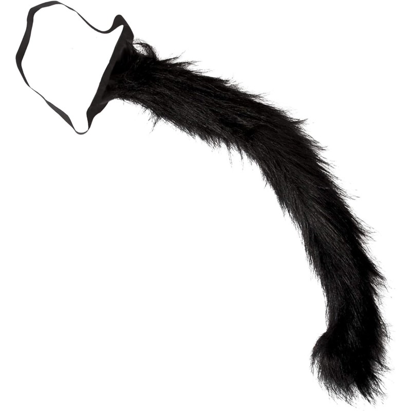 Widmann - Coda di animale modellabile, in peluche, accessorio per costume, carnevale, festa a tema, 8255W