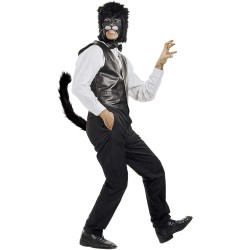 Widmann - Coda di animale modellabile, in peluche, accessorio per costume, carnevale, festa a tema, 8255W