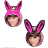 Widmann - Cerchietto Orecchie Coniglio Girls Night Out in 2 modelli assortiti, Donna, Rosa, 8850L