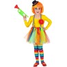 Widmann - Tutù con Bretelle Clown, Fiore Mini Cilindro 110 cm (3/4 anni), 96532