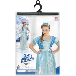 Widmann - Costume Bambina Principessa delle Nevi, Taglia 128 cm (5/7 anni), 96556