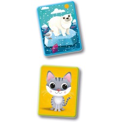 Clementoni Sapientino Baby Montessori - 16832 Le Case dei Cuccioli, Flashcards Educative, 48 Carte Tattili per Riconoscere Anim