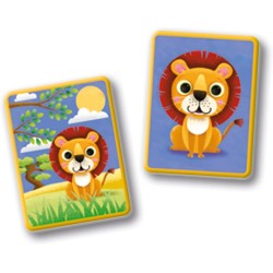 Clementoni Sapientino Baby Montessori - 16832 Le Case dei Cuccioli, Flashcards Educative, 48 Carte Tattili per Riconoscere Anim