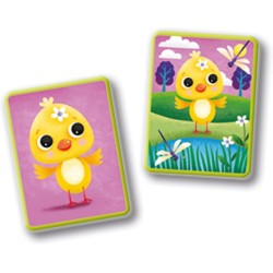 Clementoni Sapientino Baby Montessori - 16832 Le Case dei Cuccioli, Flashcards Educative, 48 Carte Tattili per Riconoscere Anim