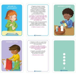Clementoni Sapientino Montessori - 16834 Aiutami a Fare da Solo, Gioco Educativo con 48 Flashcards per Sviluppare Autonomia e C