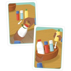 Clementoni Sapientino Montessori - 16834 Aiutami a Fare da Solo, Gioco Educativo con 48 Flashcards per Sviluppare Autonomia e C