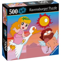 Ravensburger - Puzzle 500 Pezzi | Pollon 80s | Puzzle per Adulti 500 Pezzi | Puzle Manga | Rompicapo Adulti e Bambini +14 anni 