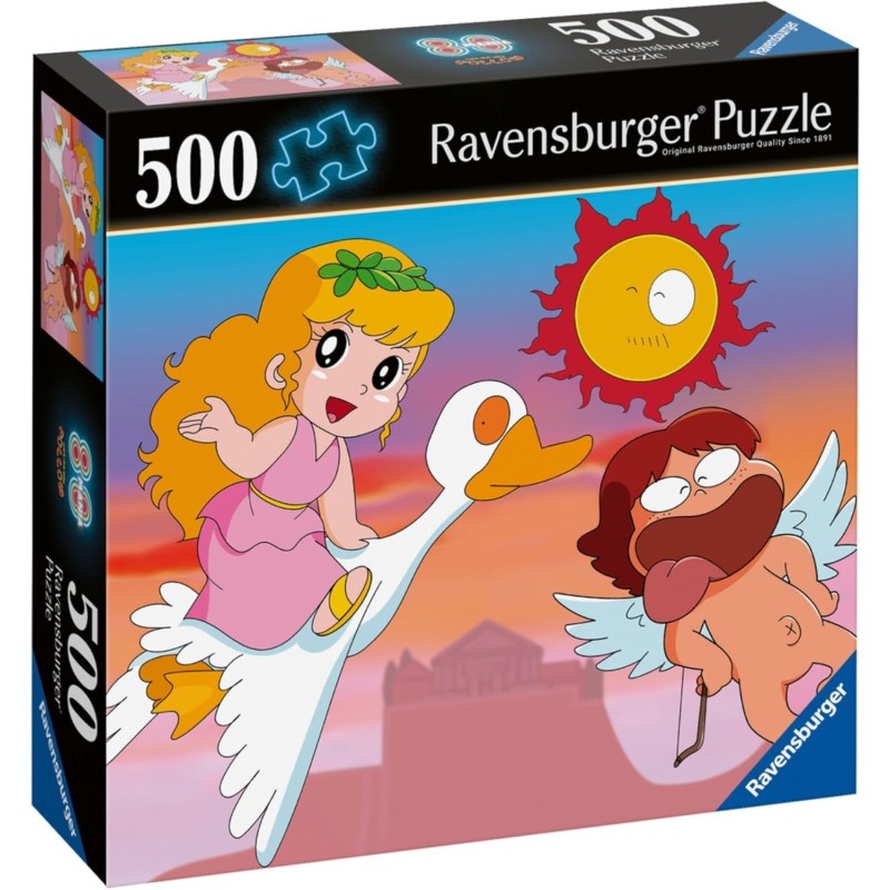 Ravensburger - Puzzle 500 Pezzi | Pollon 80s | Puzzle per Adulti 500 Pezzi | Puzle Manga | Rompicapo Adulti e Bambini +14 anni 