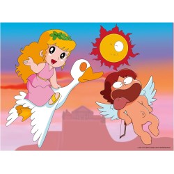 Ravensburger - Puzzle 500 Pezzi | Pollon 80s | Puzzle per Adulti 500 Pezzi | Puzle Manga | Rompicapo Adulti e Bambini +14 anni 