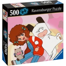 Ravensburger - Puzzle 500 Pezzi | Hello Spank | Puzzle per Adulti 500 Pezzi | Puzzle Manga | Rompicapo Adulti e Bambini +14 ann