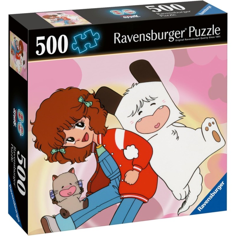 Ravensburger - Puzzle 500 Pezzi | Hello Spank | Puzzle per Adulti 500 Pezzi | Puzzle Manga | Rompicapo Adulti e Bambini +14 ann