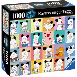 Ravensburger - Puzzle 1000 Pezzi | Hello Spank | Puzzle Adulti | Regalo Anniversario per Lui | Puzzle Manga per Adulti e Bambin