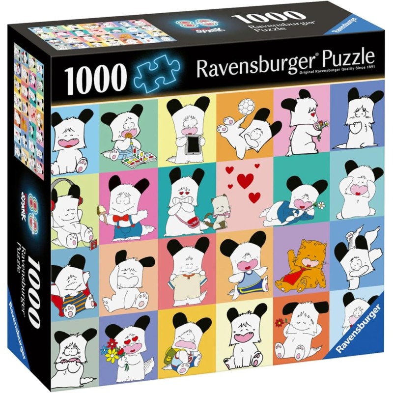 Ravensburger - Puzzle 1000 Pezzi | Hello Spank | Puzzle Adulti | Regalo Anniversario per Lui | Puzzle Manga per Adulti e Bambin