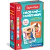 Clementoni Sapientino Baby Montessori - 16833 Carte Emozioni ed Espressioni, 30 Flashcards Tattili, Gioco Educativo per Scoprir