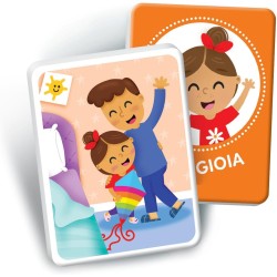 Clementoni Sapientino Baby Montessori - 16833 Carte Emozioni ed Espressioni, 30 Flashcards Tattili, Gioco Educativo per Scoprir