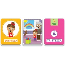 Clementoni Sapientino Baby Montessori - 16833 Carte Emozioni ed Espressioni, 30 Flashcards Tattili, Gioco Educativo per Scoprir