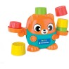 Clementoni Baby Montessori - 17493 Balancing Bear, Gioco Prima Infanzia per Bambini 18+ Mesi, Bilancia con Cubetti per Scoprire