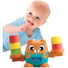 Clementoni Baby Montessori - 17493 Balancing Bear, Gioco Prima Infanzia per Bambini 18+ Mesi, Bilancia con Cubetti per Scoprire