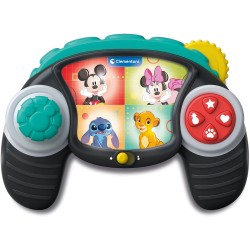 Clementoni Baby Disney Controller Joystick per Bambini 12-36 Mesi, con Suoni e Luci, Gioco Imitativo Educativo Prima Infanzia, 