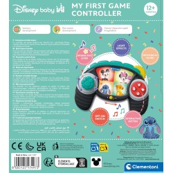 Clementoni Baby Disney Controller Joystick per Bambini 12-36 Mesi, con Suoni e Luci, Gioco Imitativo Educativo Prima Infanzia, 