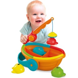 Clementoni Baby 17513 Think And Play Colour Fishing, Pesca 4 Pesciolini da Catturare, Giochi Prima Infanzia per Coordinazione e