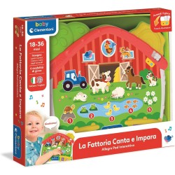 Baby Clementoni - 17516 La Fattoria Canta e Impara, Gioco Educativo, Centro attività con 4 modalità di Gioco per Imparare Numer