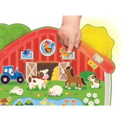 Baby Clementoni - 17516 La Fattoria Canta e Impara, Gioco Educativo, Centro attività con 4 modalità di Gioco per Imparare Numer