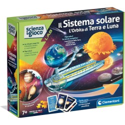 Clementoni Scienza e Gioco Lab - 19402 Il Sistema Solare, Orbita di Terra e Luna, Gioco Scientifico per Scoprire il Cosmo, con 