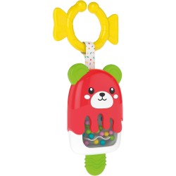 Baby Clementoni - 17503 Sonaglino Gelatino, Sonaglio Neonato 3+ Mesi, Gioco Prima Infanzia, Stimola lo Sviluppo Multisensoriale