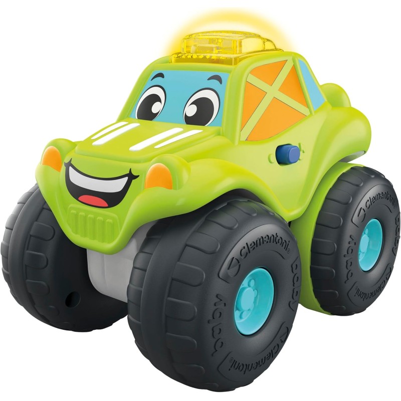 Baby Clementoni - 17536 Cosmo Dune Buggy, Macchinina Bambino, Gioco Prima Infanzia, Fuoristrada con Suoni e Sirene, Stimola Man