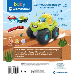 Baby Clementoni - 17536 Cosmo Dune Buggy, Macchinina Bambino, Gioco Prima Infanzia, Fuoristrada con Suoni e Sirene, Stimola Man