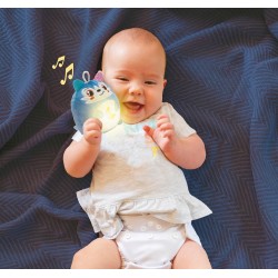 Clementoni Baby for You - 17554 Twinkle Little Wolf, Luce Notturna per Bambini, Gioco Prima Infanzia da 0 Mesi+, Lupo con Luci 