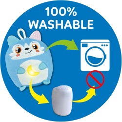 Clementoni Baby for You - 17554 Twinkle Little Wolf, Luce Notturna per Bambini, Gioco Prima Infanzia da 0 Mesi+, Lupo con Luci 