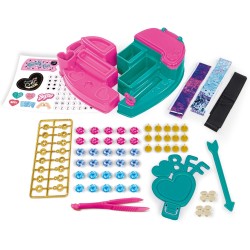 Clementoni Crazy Chic - 18199 BFF Jewellery Studio, Kit per la Creazione di Gioielli, Set Completo per la Costruzione dei Gioie