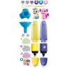 Clementoni Idea - 18874 Create Your Highlighters: Trendy Animals, Laboratorio degli Evidenziatori Personalizzati, Kit Creativo,