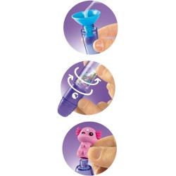 Clementoni Idea - 18874 Create Your Highlighters: Trendy Animals, Laboratorio degli Evidenziatori Personalizzati, Kit Creativo,