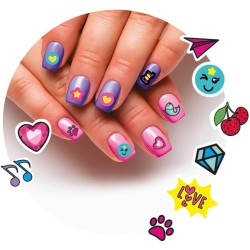 Clementoni Scienza e Gioco Lab - 19392 Laboratorio degli Smalti e delle Unghie, Kit per Unghie Finte e Nail Art per Bambine, Gi