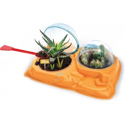 Clementoni 19422 Scienza e Gioco Lab - La Botanica delle Piante Grasse, Gioco Scientifico, Kit Piante Grasse da Coltivare in Or