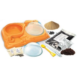 Clementoni 19422 Scienza e Gioco Lab - La Botanica delle Piante Grasse, Gioco Scientifico, Kit Piante Grasse da Coltivare in Or