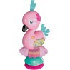 Clementoni Baby 17492 Fancy Flamingo, Sonaglino Interattivo Fenicottero con Melodie, Bambini 3 Mesi+, Sonaglio con Palline, Eff