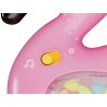 Clementoni Baby 17492 Fancy Flamingo, Sonaglino Interattivo Fenicottero con Melodie, Bambini 3 Mesi+, Sonaglio con Palline, Eff