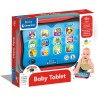 Clementoni Baby 17496 Baby Tablet, Gioco Interattivo con Luci e Suoni, Bambini 12-36 Mesi, Insegna Numeri, Lettere, Animali e C