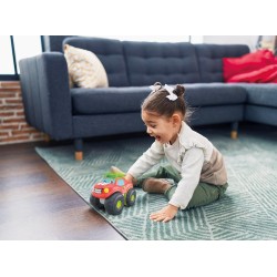 Baby Clementoni - 17500 Leone Pick-up, Macchinina, Gioco Prima Infanzia, Fuoristrada con Suoni e Sirene, Stimola Manualità, Vis