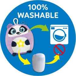 Clementoni Baby for You -  17556 Twinkle Little Badger, Luce Notturna per Bambini, Gioco Prima Infanzia da 0 Mesi+, Tasso con L