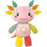 Clementoni Baby 17558 Alex l Axolotl, Peluche Interattivo Parlante in Italiano per Bambini di 6+ Mesi, Stimola Lo Sviluppo Sens